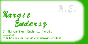 margit endersz business card